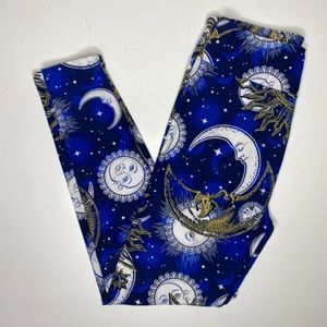 Lularoe OS Leggings Suns And Moons
